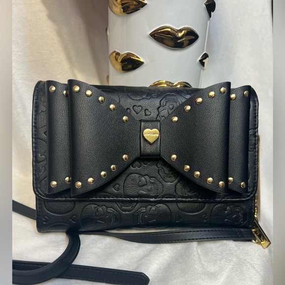🖤🖤 Betsey Johnson XOBOWIE Wallet on a String Crossbody🖤🖤NWT - Picture 13 of 15